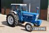 FORD 7000 2wd diesel TRACTOR Fitted with cab, single assistor ram, linkage, PTO, pick-up hitch, drawbar and 9no. front weights on 16.9R34 rear and 7.50-16 front wheels and tyres Reg. No. SOR 717M Serial No. B933025 FDR: 07/09/1973