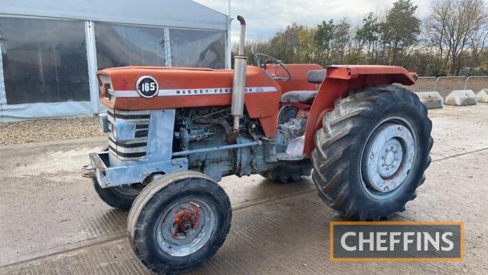 Massey Ferguson 165 Tractor Ser. No. 500864 Auction of Tractors to be ...