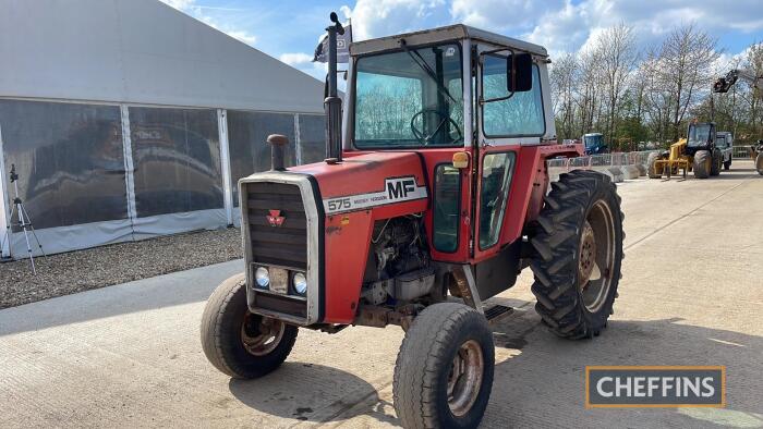 Massey Ferguson 575 2wd Tractor Reg. No. ARA 167T Ser. No. H221070