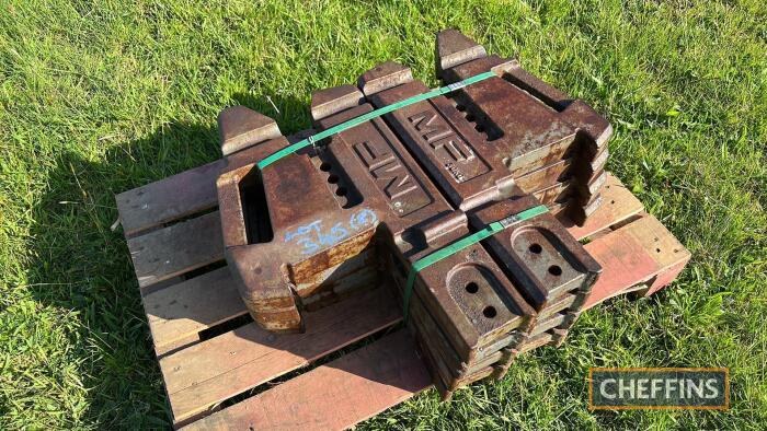 8no. Massey Ferguson 500 Series front weights