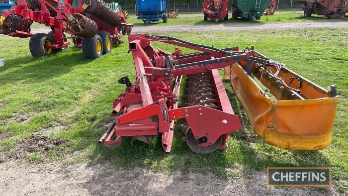 Lely 3.5m Power Harrow c/w spray kit on the back