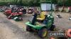 John Deere 1445 Out Front Mower c/w registration documents in office Reg. No. GN61 JVO