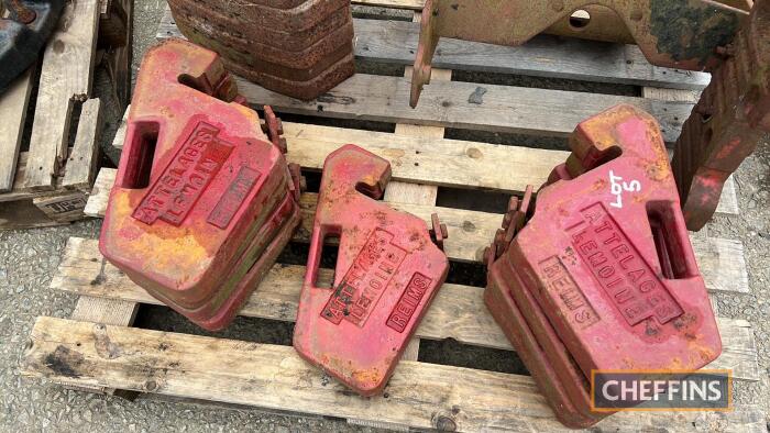 9no. Massey Ferguson front weights