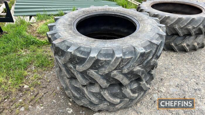 2no. 420/85x28 tyres