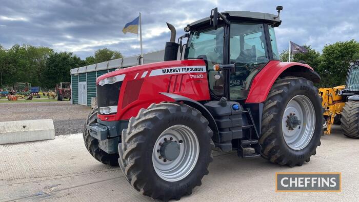 2012 Massey Ferguson 7620 Tractor Hours: approx 7899 Reg. No. SF12 EZD