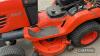 Kubota G23-11 twin cut ride-on lawn mower, fitted with high lift collector - 13
