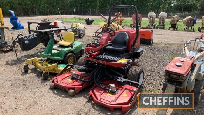 Toro Ground Master 3500D side winder model, Kubota diesel engine