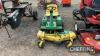 1996 John Deere F525 Out Front Mower c/w operators manual, spare parts book Ser. No. LCO30419T UNRESERVED LOT