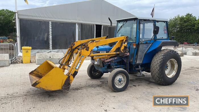 Ford 4110 Tractor c/w loader Reg. No. F779AOX