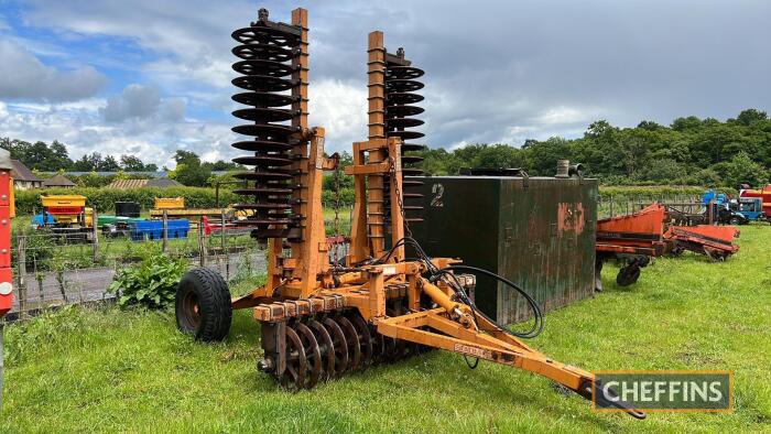 Simba PR/503/6.6/6 trailed hydraulic folding press fitted with cast iron rings, c6.6m Serial No. 70839026