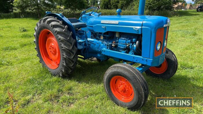 FORDSON Super Major 2wd TRACTOR Fitted with linkage, PTO, drawbar, inner front wheel weights and LiveDrive on 13.6/12-36 rear and 7.50-16 front wheels and tyres Serial No. 1584303