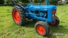 FORDSON Super Major 2wd TRACTOR Fitted with linkage, PTO, drawbar, inner front wheel weights and LiveDrive on 13.6/12-36 rear and 7.50-16 front wheels and tyres Serial No. 1584303