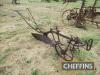 Horse-drawn single furrow plough