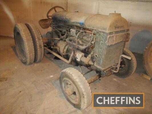 FORDSON Standard N Industrial 4cylinder petrol paraffin TRACTOR On rear twin tyres