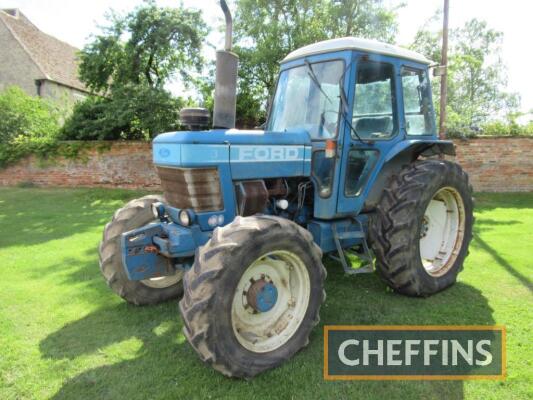 1985 FORD 7710 4wd 4cylinder TRACTOR On Goodyear 16.9R38 rear and 13.6R28 front wheels and tyres. On farm since new Reg. No. B516 DFL Serial No. A42244 Hours: 4,809