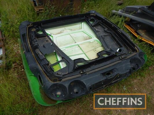 John Deere 6215R cab roof, damaged