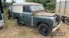 1968 LAND ROVER S. IIa petrol CAR Reported by the vendor to run and drive Reg. No. DJH 188F Serial No. 24132723D