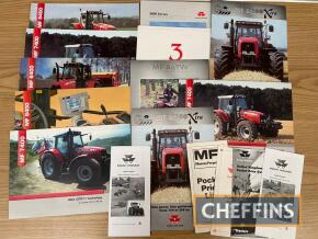 Massey Ferguson, qty of sales brochures and leaflets, to include 8400, ATVs etc (some duplicates)