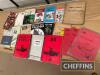 Qty various agricultural themed books, tractor workshop manuals etc.