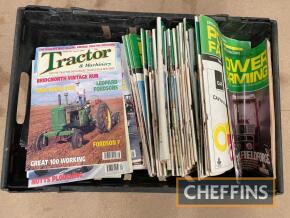 Qty of farming magazines, to include Power Farming, Tractor and Machinery etc.