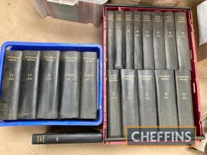 Veterinery Record books by William Hunting, 16 volumes 1943-1960 (56,60,64 absent)