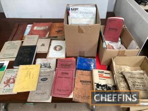 Farming volumes and manuals, a qty (2 boxes)