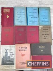 Armstrong Siddeley aero engines, a quantity of instruction books, to include a signed publication (12)