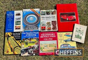 9no. motoring books, to include Bentley Drivers Club
