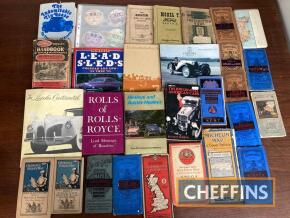 Motoring maps and books, a good qty