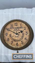 Steadman's of Huntingdon for Watches and Clocks, a wall clock