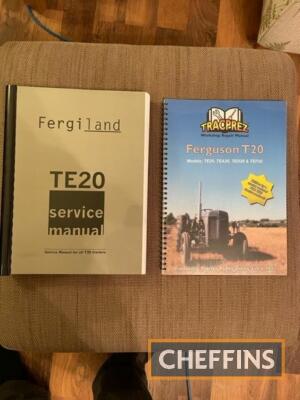 2no. Ferguson TE20 workshop manuals