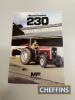 2no. Massey Ferguson Pocket Catalogues: June 1985 and June 1986, together with Massey Ferguson 230 marketing leaflet and Massey Ferguson Tractor Book by Jonathan Whitlam - 4