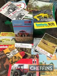 Tractor and machinery brochures, a very large qty