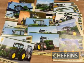 John Deere, a good qty of agricultural tractor and combine harvester range brochures etc. (some duplicates)