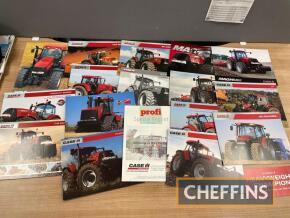Case IH, qty of agricultural tractor and combine harvester range brochures etc.