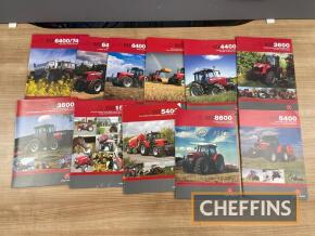 Massey Ferguson, a qty of agricultural tractor and combine harvester range brochures etc, to include 5400