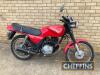 1985 124cc SUZUKI GS125 MOTORCYCLE Reg. No. B653 BMT Frame No. NF43B00000104292 Engine No. F40900104307 A project machine finished in red, and supplied with V5C documentation Estimate: Offered without reserve