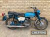 1976 118cc SUZUKI B120 MOTORCYCLE Reg. No. YJO 556R Frame No. TBA Engine No. TBA This example of the ultra reliable B120 has been consigned straight from the barn and is presented as a project machine. There is no documentation supplied, but the bike is l