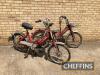 1971 and 1975 49cc PUCH Maxi MOPEDS Reg Nos. FLX 30J and JBH 89N A pair of machines: the earlier one lacking an engine, both offered as one lot in barn-find condition. No documentation supplied, but both machines appear live on the DVLA website, replaceme