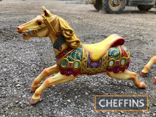 Juvenile fibreglass galloper `Jane`, 39 x 26ins