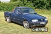 1998 VW Caddy diesel PICK-UP A 5-speed manual example Reg. No. R452 YDC Serial No. 9UVT00394 Mileage: 39,930