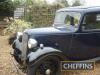 1936 747cc AUSTIN 7 Ruby saloon Reg. No. AWV 519 Chassis No. ARR273470 Finished in blue over black, this nicely presented Ruby has had a recent £1,000 spend on an engine rebuild and consequently will be confidently driven to the sale. Fitted with a slidin - 2