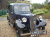 1936 747cc AUSTIN 7 Ruby saloon Reg. No. AWV 519 Chassis No. ARR273470 Finished in blue over black, this nicely presented Ruby has had a recent £1,000 spend on an engine rebuild and consequently will be confidently driven to the sale. Fitted with a slidin - 3
