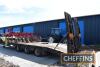 2000 KING low loader trailer tri-axle with ramps and wooden floor. Serial No. C069512 Tested until: October 2022 - 2