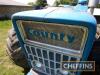 COUNTY 1004 6cylinder diesel TRACTOR An ex-Spanish tractor, supplied by Pares, Hermanos, SA and fitted with weight block, twin assistor rams and PAS - 20