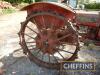 1933 IH FARMALL F12 4cylinder petrol TRACTOR Reg. No. WF 6959 Serial No. FS5233 Fitted with steel wheels all round and rear spade lug - 14