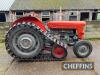 1964 MASSEY FERGUSON 65 Mk.II Multi-Power 4cylinder diesel TRACTOR Serial No. SNDYW610274 A fully restored 65 fitted with half-tracks and full lighting set. Showing 487 hours