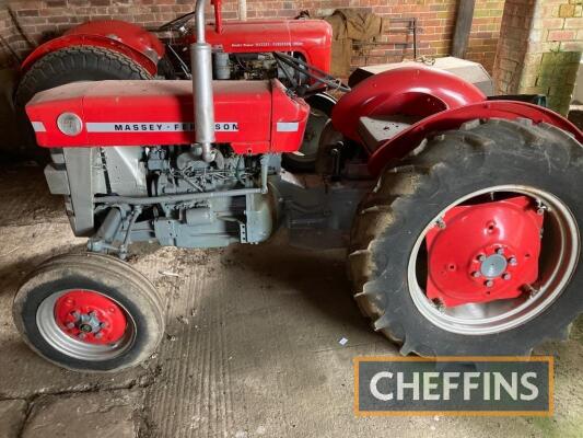 c.1966 MASSEY FERGUSON 130 4cylinder diesel TRACTOR A restored example with working hydraulics and showing 2,505 hours, which are believed to be genuine