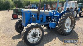 1957 FORDSON Major Roadless 4cylinder diesel TRACTOR Reg. No. Q111 HDW Serial No. K18C Believed to have been originally purchased by Miles Timber Yard, Sparham, Norfolk and acquired by the current vendor in 1993. This Roadless conversion has been using a 
