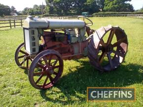 1918 FORDSON Model F 4cylinder petrol/paraffin TRACTOR Purchased by the current owner about 25 years ago and had a complete engine and gearbox rebuild with many new parts, including pistons, rings, carb', radiator core with correct cap etc. Vendor reports